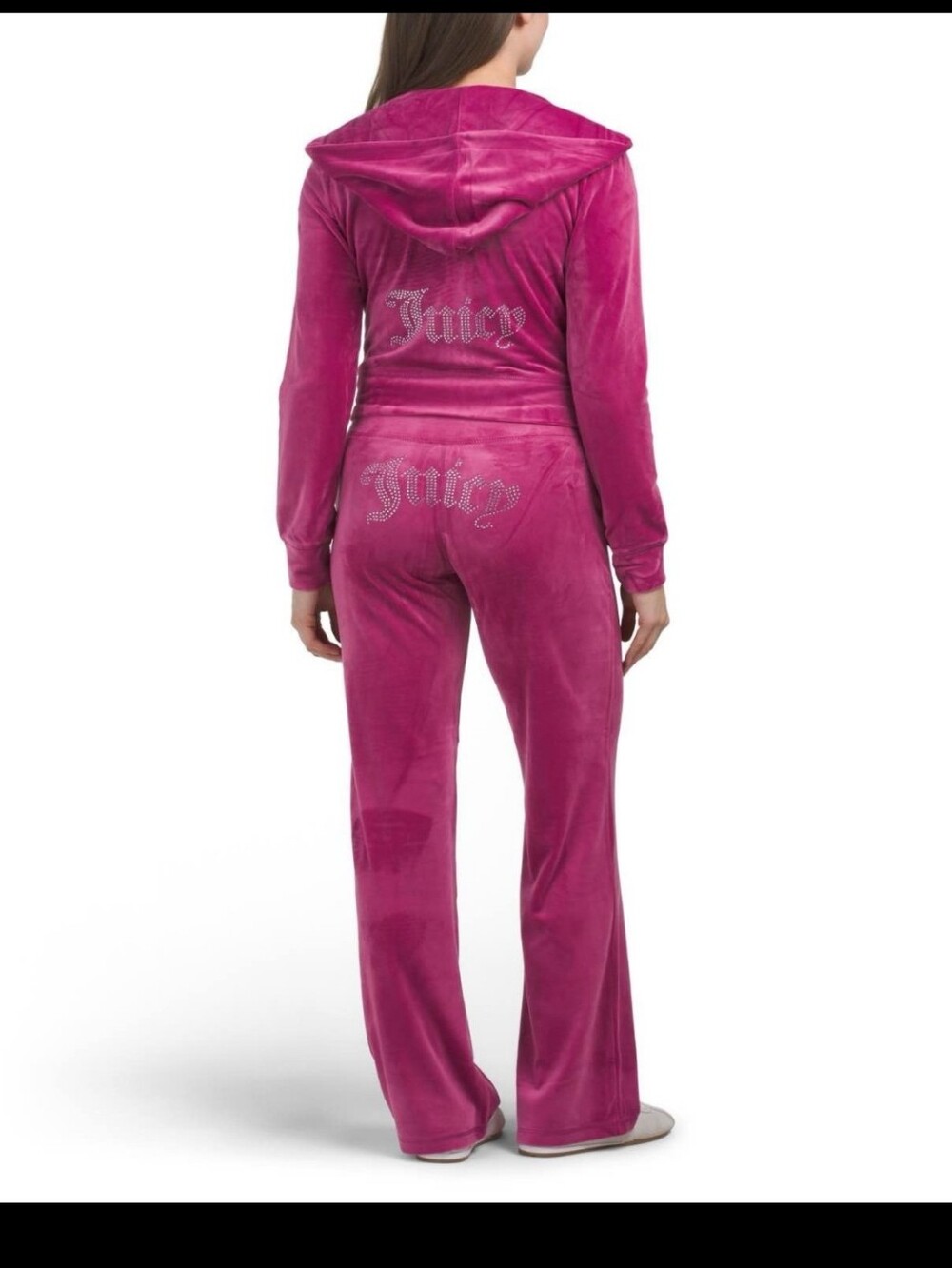 Juicy Couture Set Tracksuit OG Bling Festival Fuchsia Pink Bundle NWT NEW Size L